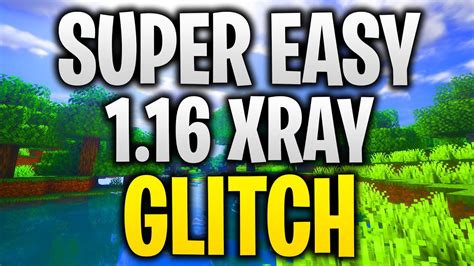 *SUPER EASY* BEDROCK 1.16 XRAY GLITCH! (Minecraft Bedrock X-Ray Glitch!) - YouTube