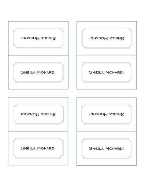 Printable Place Card Templates