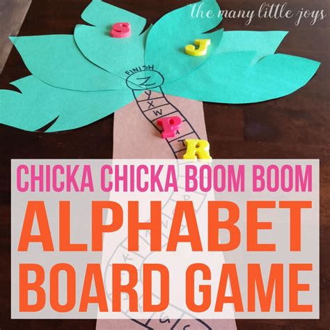 Chicka Chicka Boom Boom Alphabet Game - The Many Little Joys