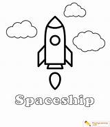 Printable Coloring Pages Of Spaceships sketch template