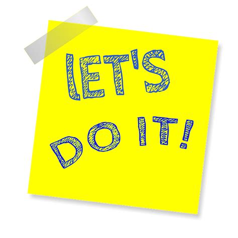 Let'S Do It Reminder Post Note · Free image on Pixabay
