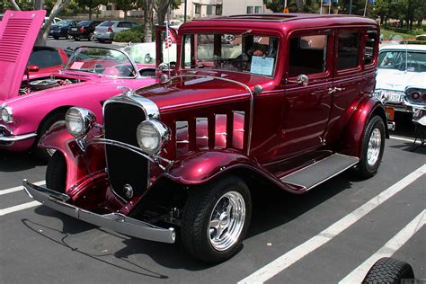 1932 Chevrolet 4d sdn - rod - candy red - fvl | Rex Gray | Flickr