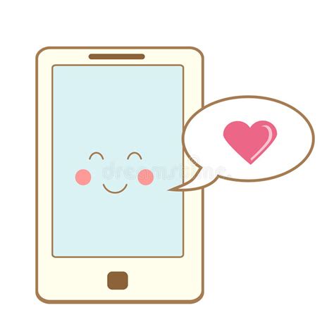 Cute Phone Icon #100244 - Free Icons Library