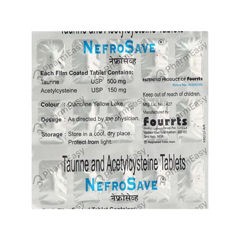 Buy Nefrosave Strip Of 15 Tablets Online at Flat 18% OFF* | PharmEasy