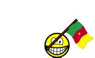 Cameroon flag waving smile animated : Smilies @ emofaces.com