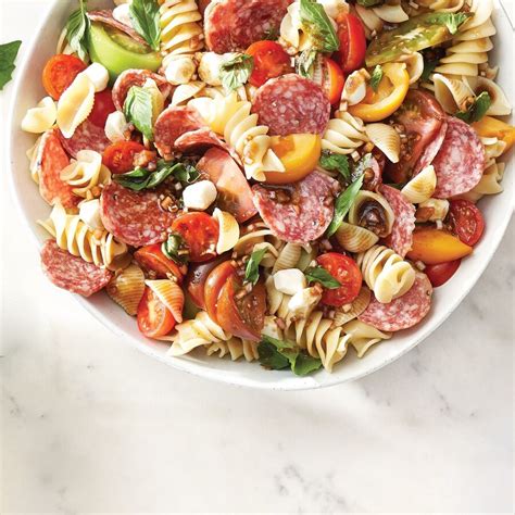 Caprese Pasta Salad with Salami Recipe - Life:Beautiful Magazine