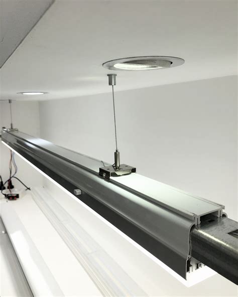 Suspended Linear Lighting Kits LED Panel Suspension Kit With Bracket