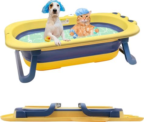 Hamiledyi Foldable Dog Bath Tubs 31 X 19 X 8 Inches Collapsible Pet ...