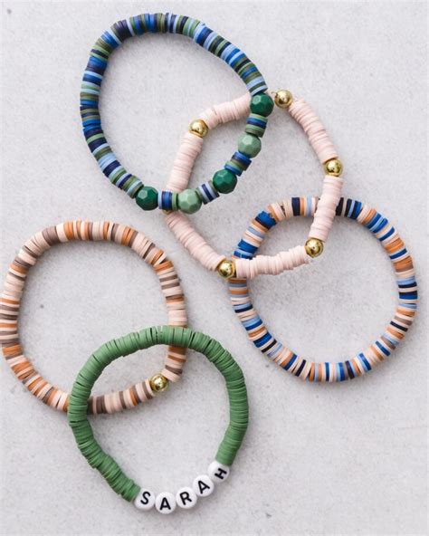 Clay Bead Bracelet Ideas and DIY Tutorial - Sarah Maker