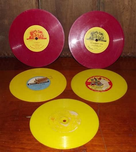 Vintage Red and Yellow Vinyl Records | Vinyl records, Vintage records, Vinyl