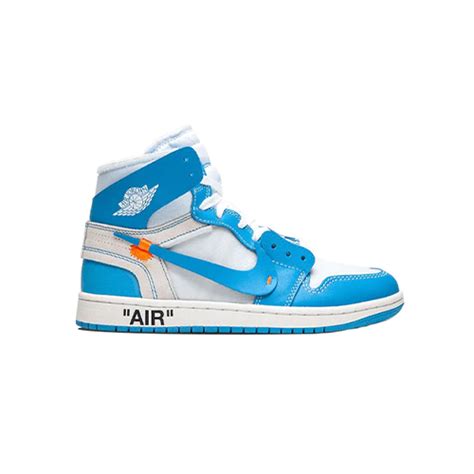 Shop Jordan 1 Retro High Off-White University Blue | AHUA