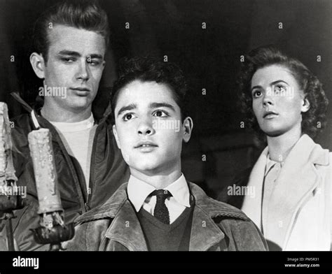 James Dean, Natalie Wood and Sal Mineo, "Rebel Without a Cause" 1955 ...