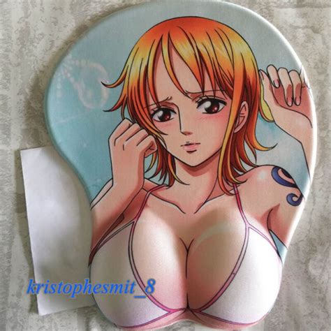 ONE PIECE Nami Mouse Pad 3D Breast Chest Play Mats 3D Wrist Rests Cosplay Mats | eBay