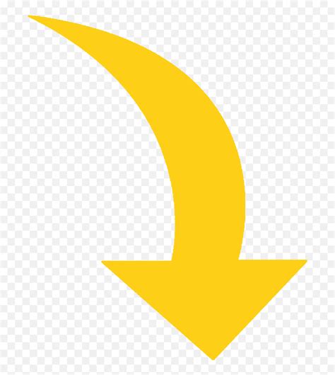 Clipart Arrows Swoosh Transparent - Yellow Curved Arrow Png,Curved Arrows Png - free transparent ...