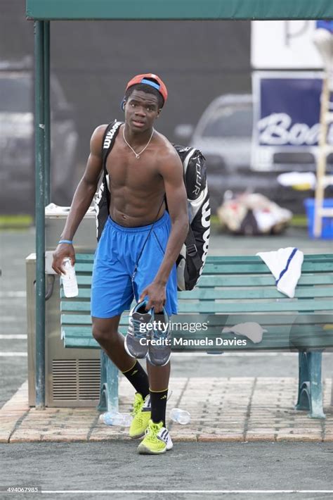 Portrait of ITF Junior Frances Tiafoe during training session photo... News Photo - Getty Images