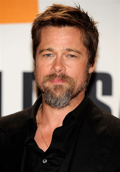 Brad pitt hair, Brad pitt beard, Brad pitt