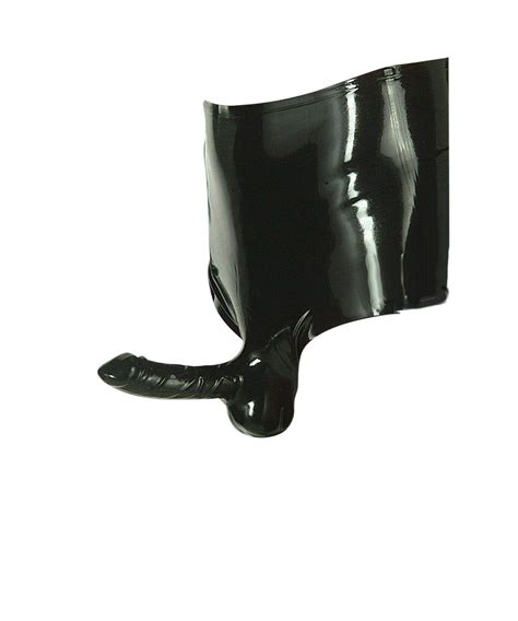 Buy Premium Latex Brief with Anatomical Sheath - Fetish - Black (Black ...