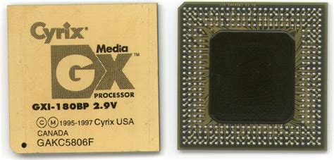 Pentium Grade Processors Cyrix Media GX GXI-180BP 2.9v - MediaGX -Sale & help comments reviews.