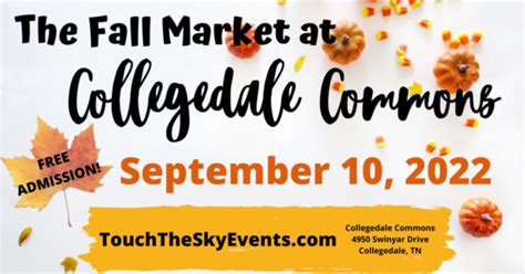 Fall Market at Collegedale Commons - The Tennessee Magazine