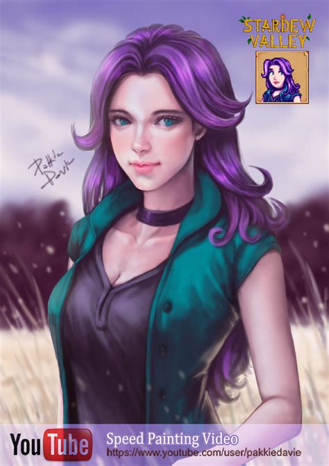 Abigail from Stardew Valley :: Behance