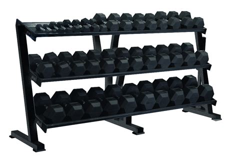 Hex Professional Tray Dumbbell Rack | Gym Equipment Storage | York