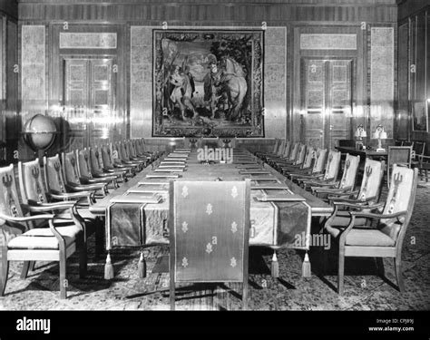 Interior view of the Reich Chancellery, 1939 Stock Photo - Alamy