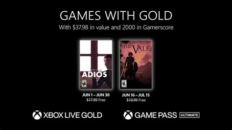 Xbox Games with Gold June 2023 Free Games Worth Almost 40 Dollars