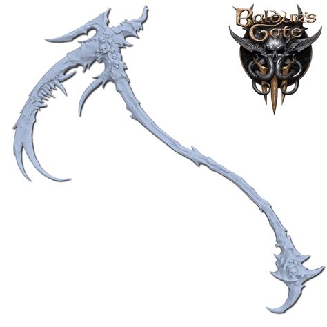 Fichier STL Baldur's Gate 3 MYRKUL Apostle Scythe A For Cosplay 🤘・Design pour impression 3D à ...