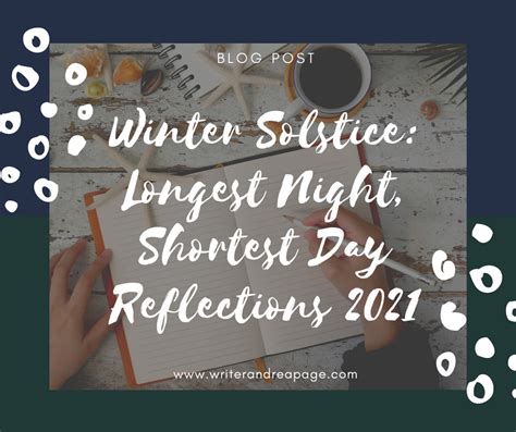 Winter Solstice: Longest Night, Shortest Day and Reflections of 2021 ...