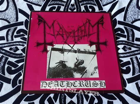 Mayhem - Deathcrush - 1st Press EP | TShirtSlayer TShirt and BattleJacket Gallery