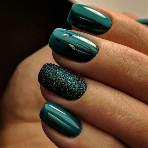 Emerald Green Glitter Nails Pictures, Photos, and Images for Facebook ...