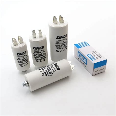 1uF to 150uF Universal type 400V 450V CBB60 Motor Run Capacitors 4pins ...