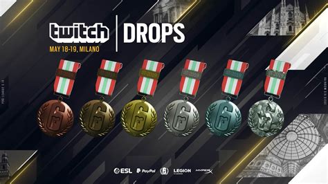 UBISOFT TWITCH DROPS Milano 2019 - R6SKIN