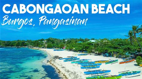 Cabongaoan Beach, Burgos, Pangasinan - YouTube