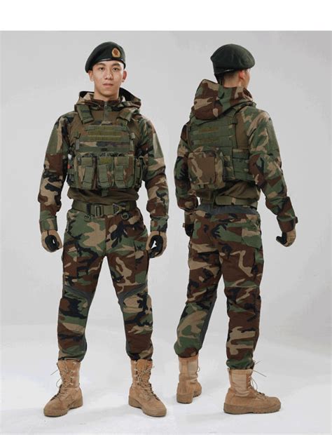 ASIAON Warchief Hooded Tactical Uniform Set BDU Battle Dress Uniform ...