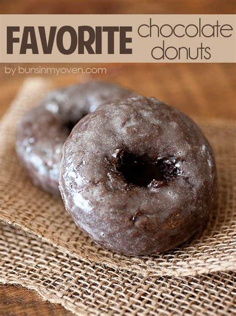 Chocolate Donuts with Glaze