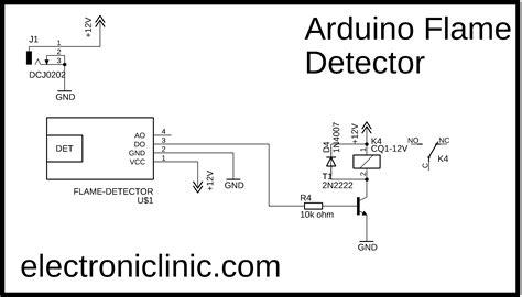 Flame Sensor Arduino, Fire Sensor Arduino, Circuit and programming