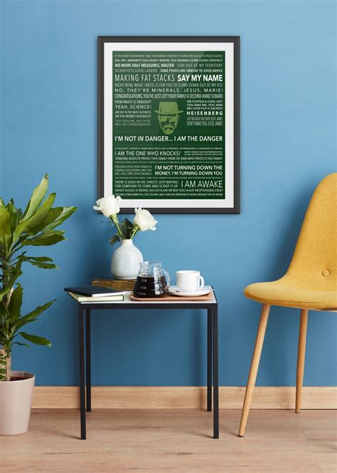 Breaking Bad TV Show Quotes Poster Print Quoster - Etsy