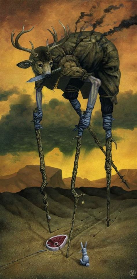 Jeff Christensen, The Hunt, 2011, Oils on canvas : Arte Excéntrico | Surrealism painting ...