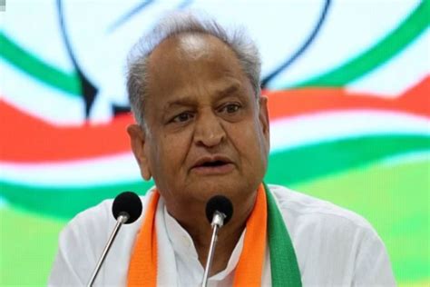 Rajasthan CM Ashok Gehlot Calls for Department of Peace and Nonviolence ...