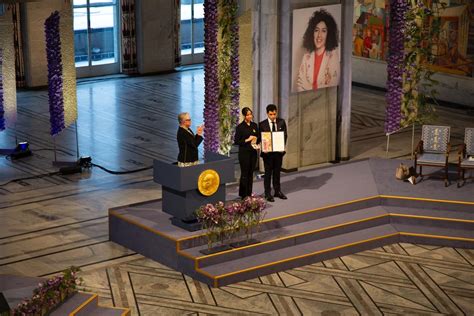 The 2023 Nobel Peace Prize Awards Ceremony Honouring Laureate, Narges ...