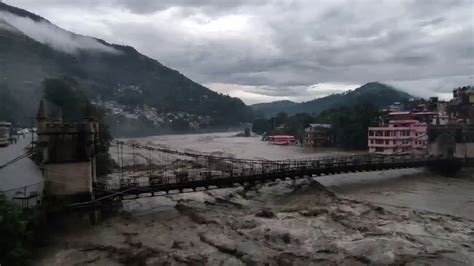 Himachal Pradesh: Beas river overflows following incessant rainfall in ...