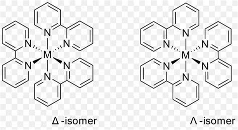 2,2'-Bipyridine Coordination Complex Tris(bipyridine)ruthenium(II) Chloride Ligand, PNG ...