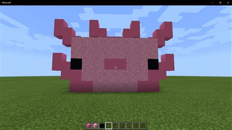 Pixel Art of Axolotl in Minecraft : r/Minecraft