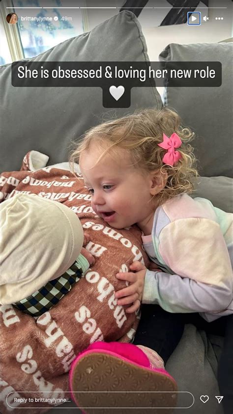 Brittany Mahomes Shares Sweet Photo of Newborn Baby Boy with Big Sister ...