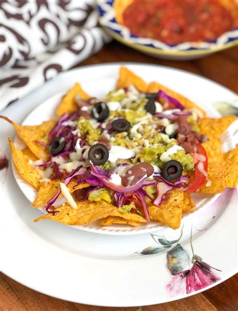 Loaded Veggie Nachos Recipe - Delish Mexican Appetizer by Archana's Kitchen