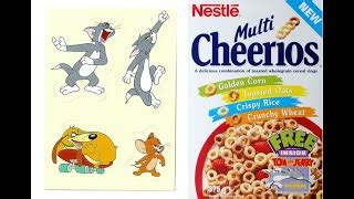 Cheerios Tom u0026 Jerry The Movie Stickers u0026 Cerea... | Doovi