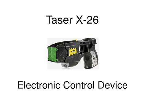 PPT - Taser X-26 PowerPoint Presentation, free download - ID:3883262