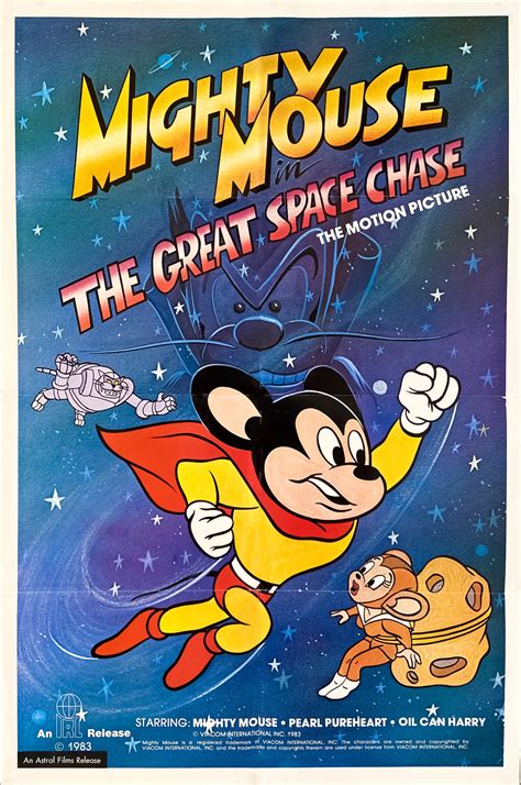 Mighty Mouse in the Great Space Chase : Mega Sized Movie Poster Image ...