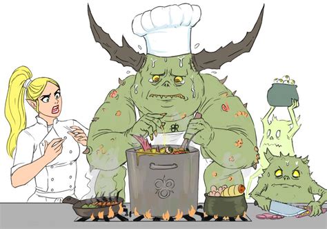 Cooking with Nurgle and Isha by Flick : ImaginaryWarhammer